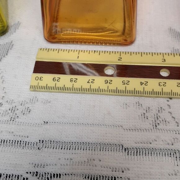 JEWEL Colored Glass Bud Vases SET 3 Square Flower Vases Centerpiece - Picture 6 of 7